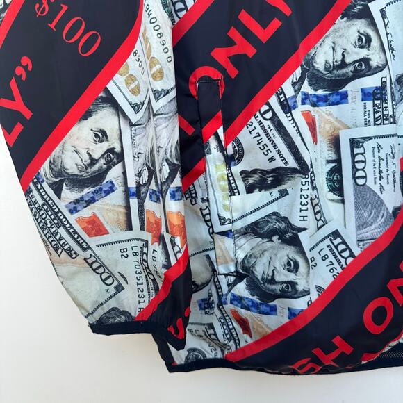 Reason Brand “Cash Only” Windbreaker Jacket - Size L - Picture 5 of 7